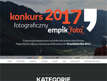 Tablet Screenshot of konkurs.empikfoto.pl